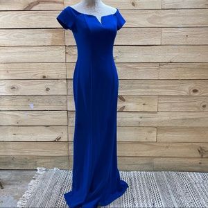 Royal blue Calvin Klein  formal dress/ gown.  Size 4.  Wide right